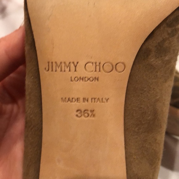 Jimmy Choo leopard suede heel - Picture 5 of 6